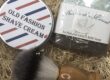 Shaving cream and brush gift set
